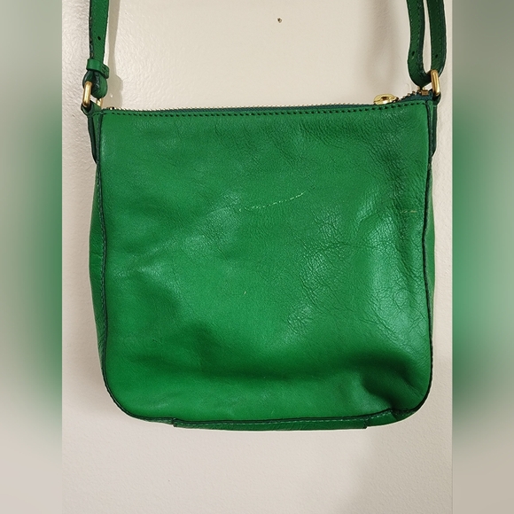 Green Leather Crossbody Bag - Picture 4 of 8